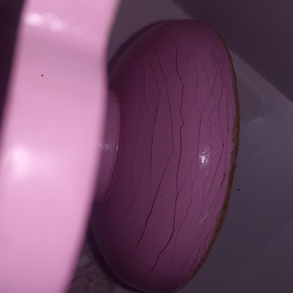 Vintage 2 Tier Pink & White Dessert Display Stand - Picture 17 of 17